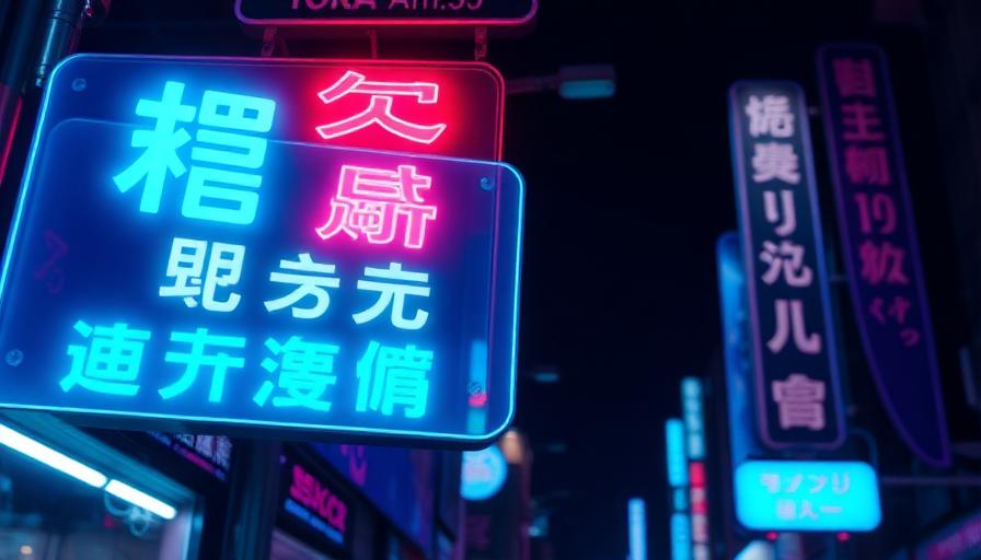 Augmented reality view translating a Japanese street sign